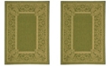 Safavieh Courtyard Olive and Natural Area Rug Collection